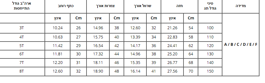 חולצות קפוצון גיבורי על לילדים