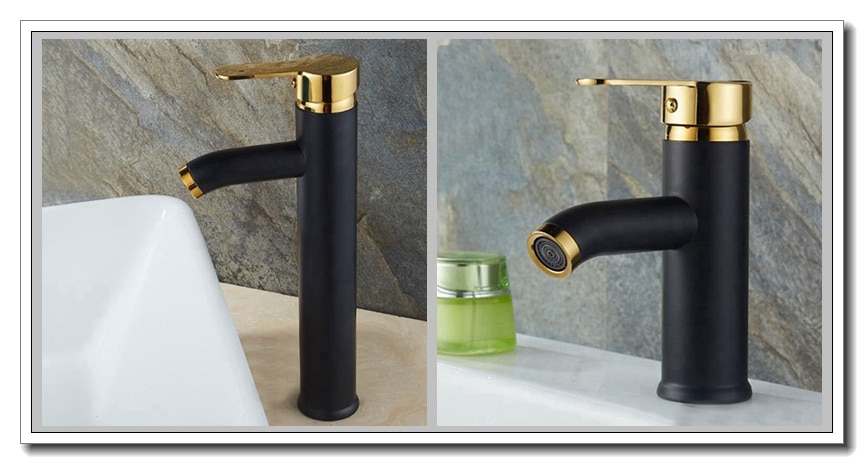 עיצוב מודרני שחור לאמבטיה